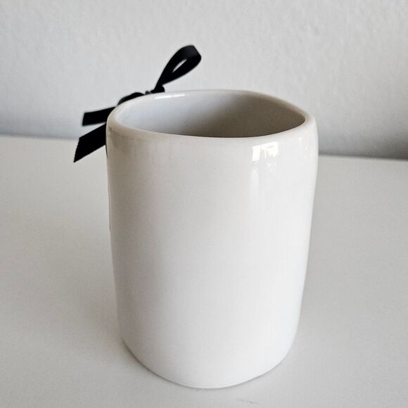 NEW Rae Dunn | 'Creeping It Real' Black Cat Ghost Ceramic Tea Mug Coffee Cup - Picture 2 of 4